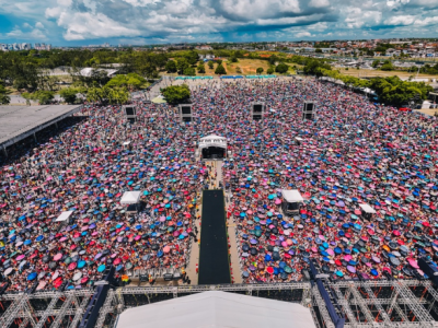 A Non Stop esteve à frente da produção do megaevento do Bispo Bruno Leonardo que mobilizou mais de 100 mil pessoas. (Divulgação Equipe Bispo Bruno Leonardo)