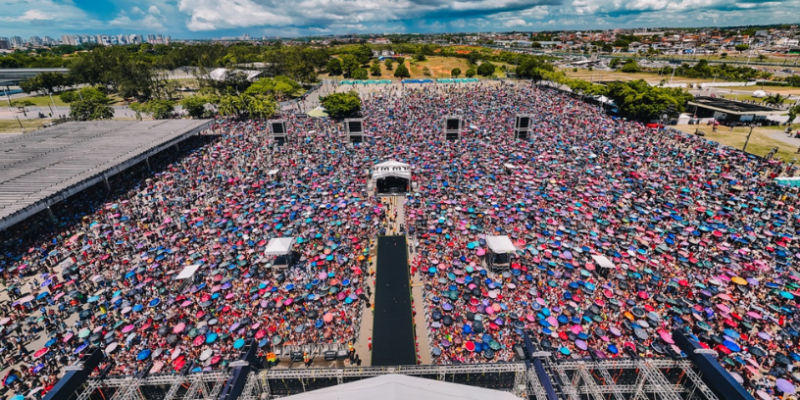 A Non Stop esteve à frente da produção do megaevento do Bispo Bruno Leonardo que mobilizou mais de 100 mil pessoas. (Divulgação Equipe Bispo Bruno Leonardo)