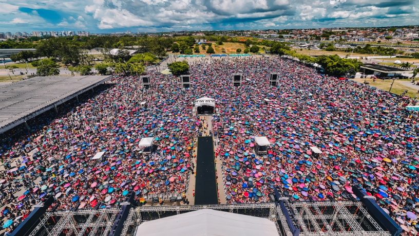 A Non Stop esteve à frente da produção do megaevento do Bispo Bruno Leonardo que mobilizou mais de 100 mil pessoas. (Divulgação Equipe Bispo Bruno Leonardo)